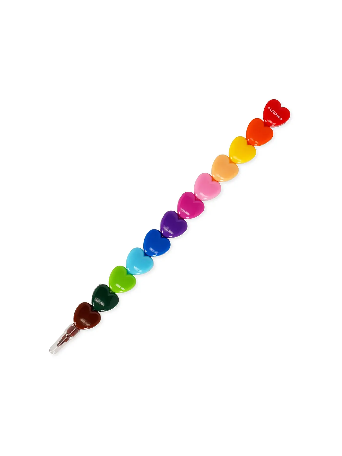 LEGAMI | 12 stapelbare Buntstifte – Träume in Farbe Herz | 